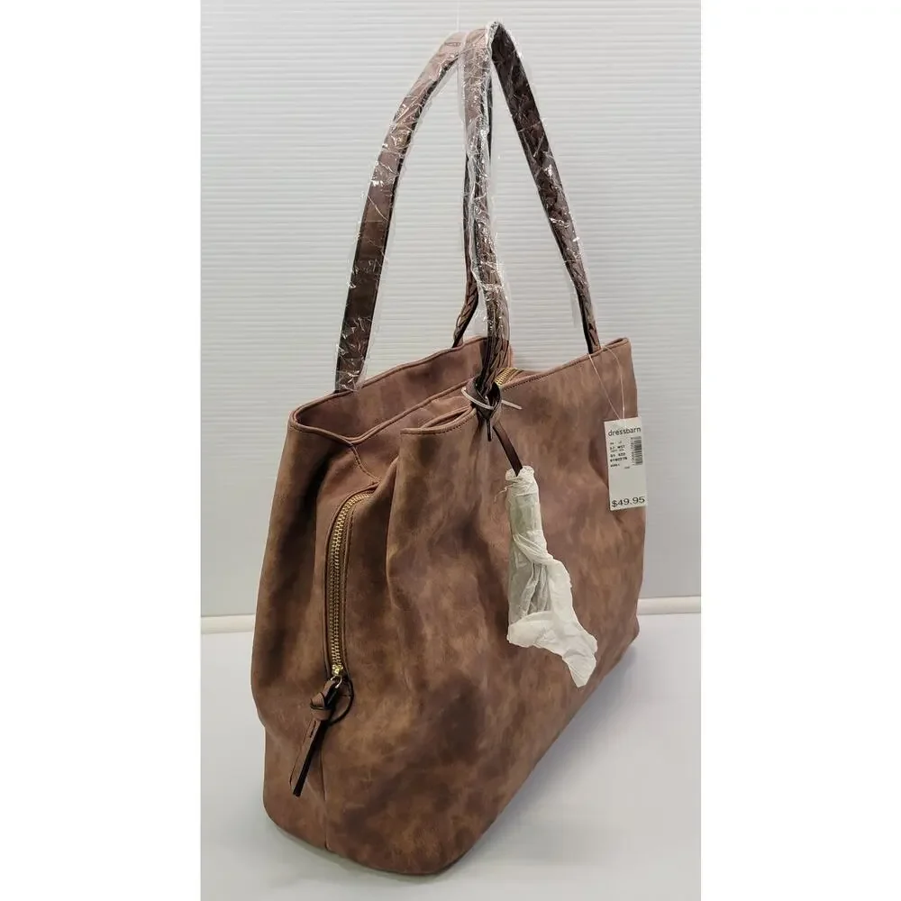 dressbarn brown faux